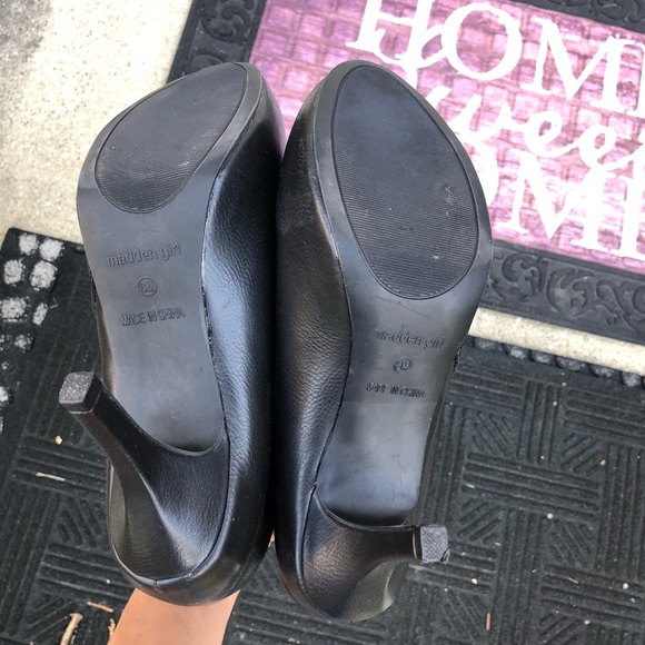 Madden girl booties black heel size 8 - Picture 4 of 8